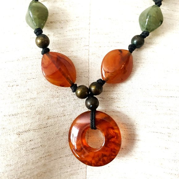 Beaded Necklace Women Bohemian Handmade  Necklace Jewelry - Picture 2 of 5